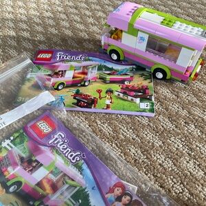 LEGO Friends Pink and Green Camper Van
